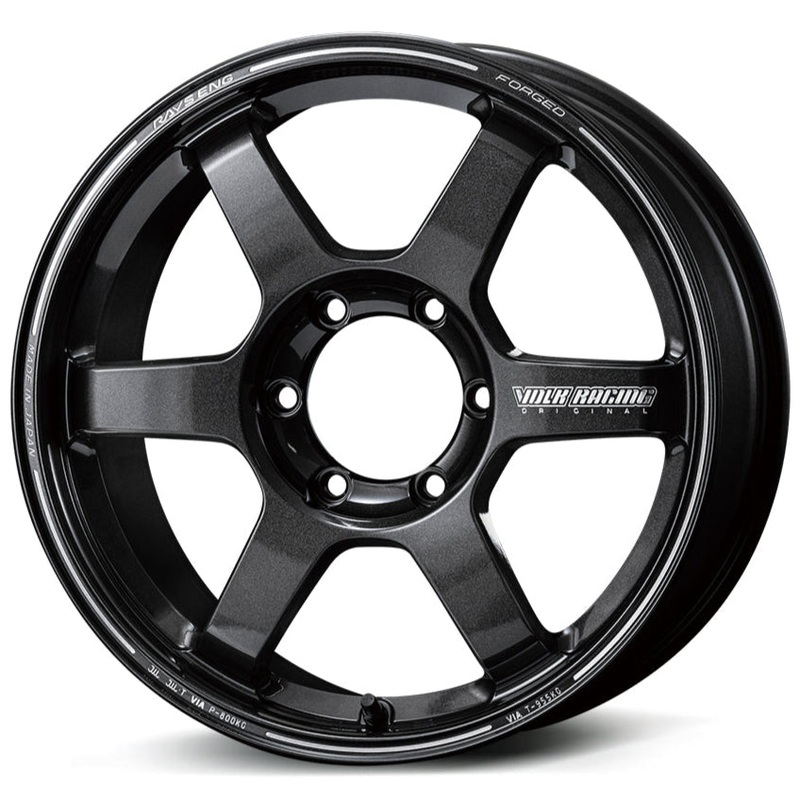 Volk Racing TE37 Large PCD Progressive Model II – 18×8.5 / +44 / 6×139.7 (Land Cruiser Fitment) *Set of 4* Diamond Dark Gunmetal