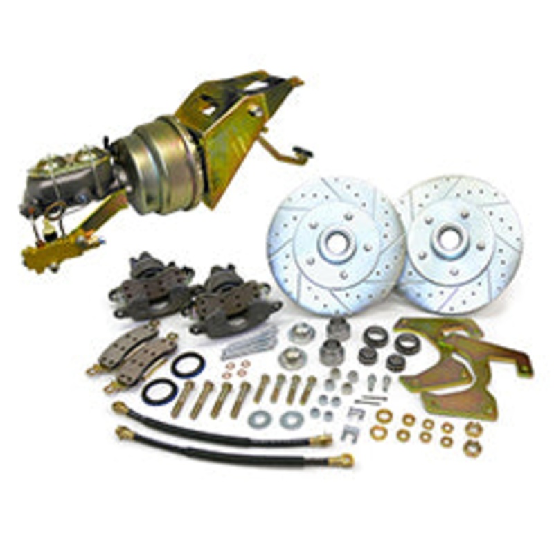 1953-56 Ford F-100 Truck Power Disc Brake Conversion Kit, Firewall Mount Booster