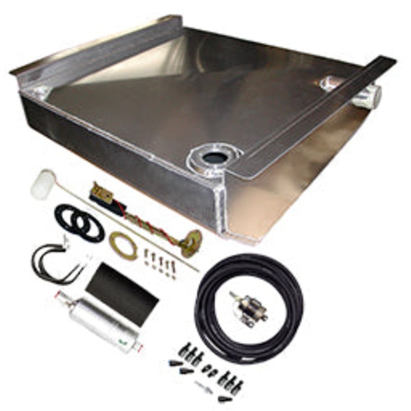 1955-57 Chevy Belair, Fuel Tank, Aluminum, 16 gallon Combo Kit, Fuel Injection Ready Please Specify Please Specify