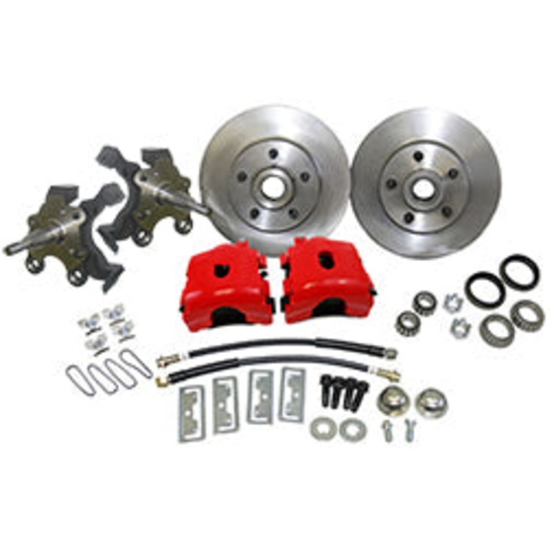 1962-74 MOPAR, Dodge, Plymouth Disc Brake Conversion Kit, 2″ Drop Spindles Black (PC-B1) (+$29.99) Yes (XDGS) (+$84.65) Yes (SBH716) (+$49.00)