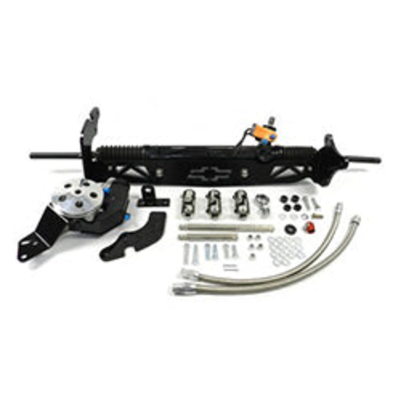 1973-87 Chevy C10, GMC C15 Truck Power Steering Rack and Pinion Kit Aftermarket 1″DD (8050340) Serpentine Black (8028250) (+$55.00) BB LWP (8060840)