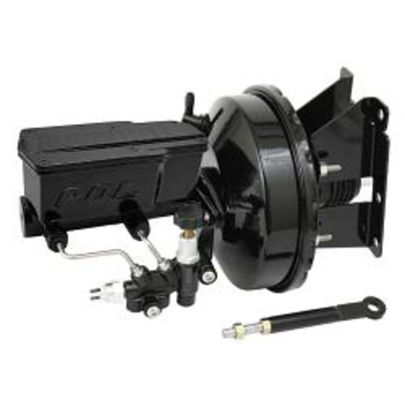 1973-87 Chevy C10 Truck Black Out Series Power Brake Booster with POL or Wilwood Master Cylinder POL Master