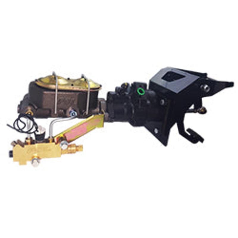 Hydropower Hydraulic Brake Assist System, 1953-56 Ford F-100 Truck, Firewall Mount 2 wheel disc