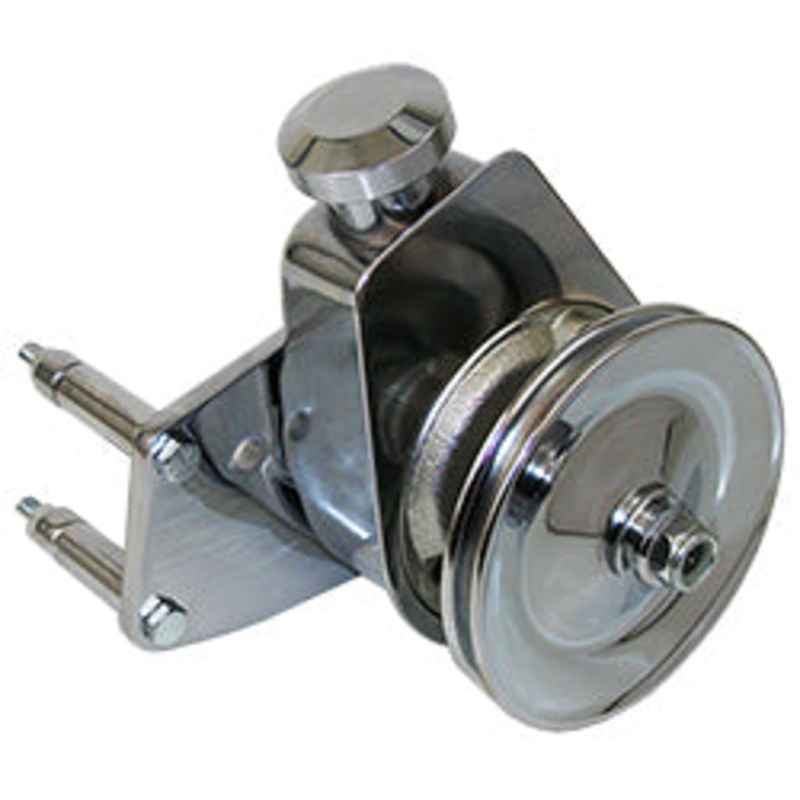 Power Steering Pump Kit, Small Block Ford 289/302/351W, Chrome