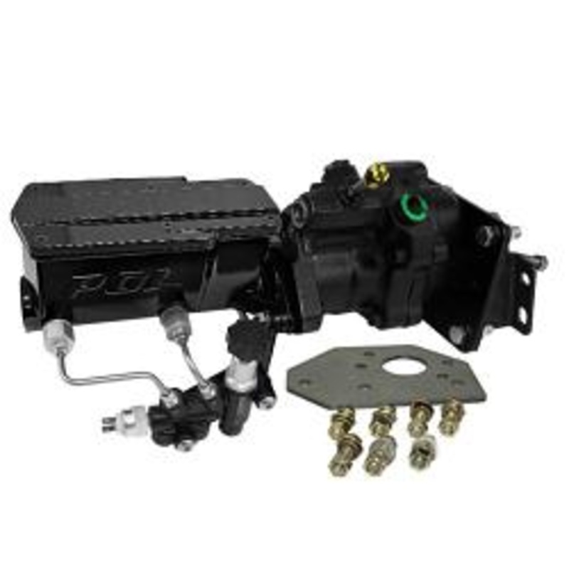 1960-62 Chevy, GMC Truck BlackOut Series POL or Wilwood Hydropower Power Brake Booster Wilwood Master