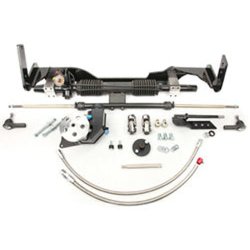 1965-66 Chevy Impala Power Steering Rack and Pinion Conversion Kit Serpentine Black (8028250) (+$55.00)