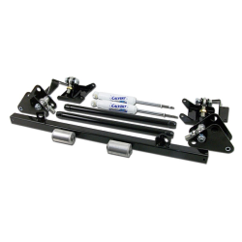 1968-74 Chevy Nova Traction Bar with Shock Relocation Kit and Adjustable Drag Shocks