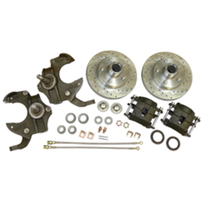 1975-79 Chevy Nova Disc Brake Conversion Kit, Drop Spindles