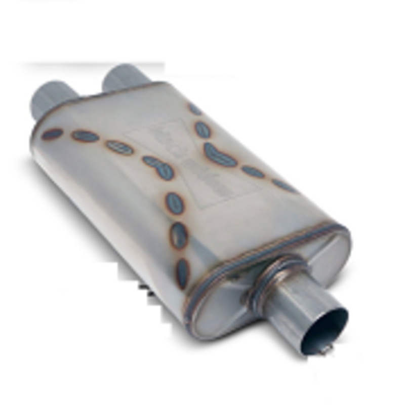 Black Widow Pro Venom 250 Exhaust Muffler, Single In Dual Out Please Specify