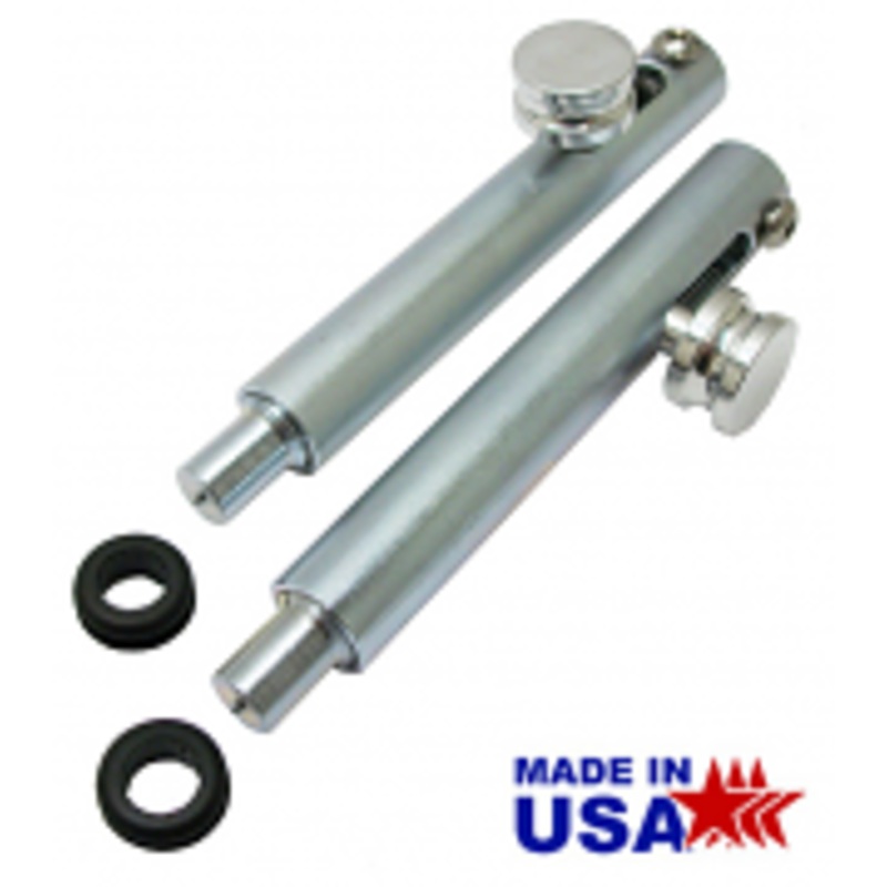 Stealth Tail Gate Latches, Hidden Type, 1947-87 Chevy, GMC Truck Stepside, Zinc Plated