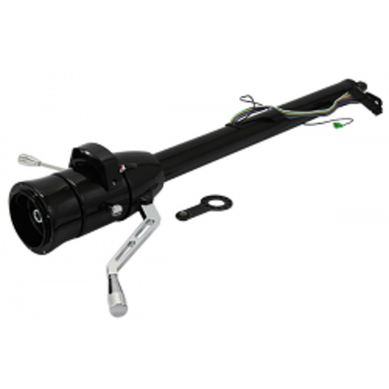 Tilt Steering Column, Black Powder Coated, Column Shift 32″