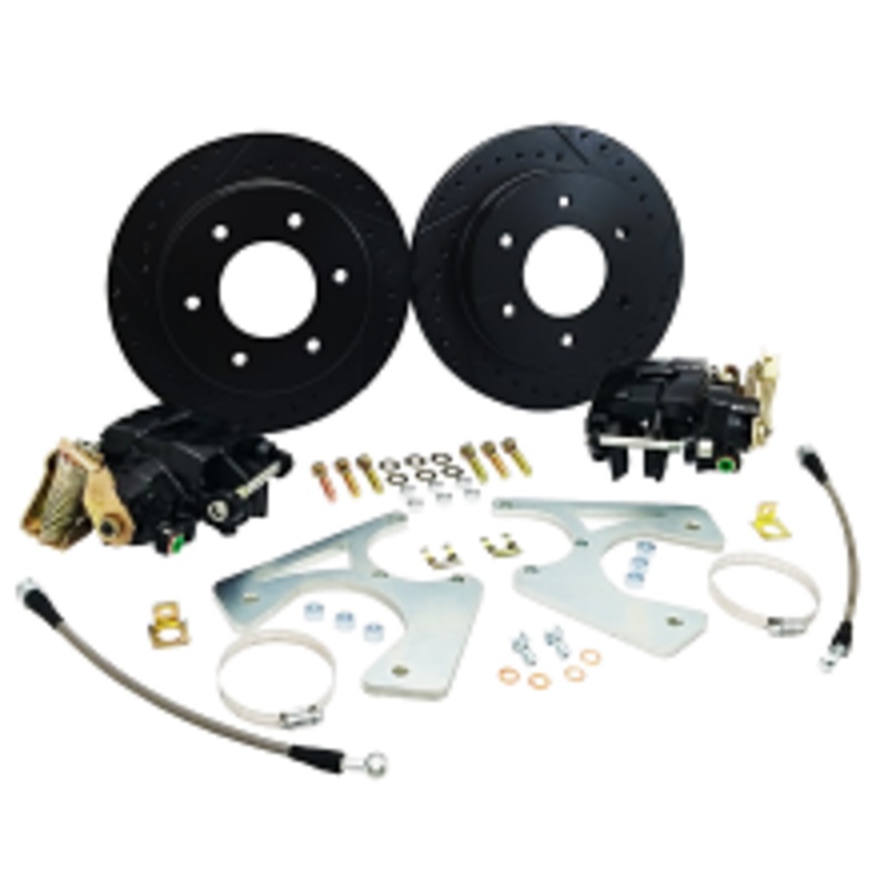 1963-70 Chevy C10 Black Out Disc Brake Conversion Kit, Rear 6-Lug