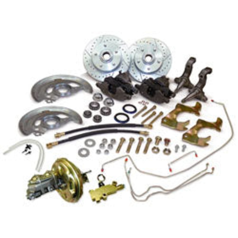1967-72 Pontiac GTO Power Disc Brake Conversion, OEM Spindles