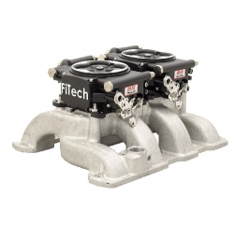 FiTech 30062 Go EFI Dual Quad 625 HP Fuel Injection System, Matte Black