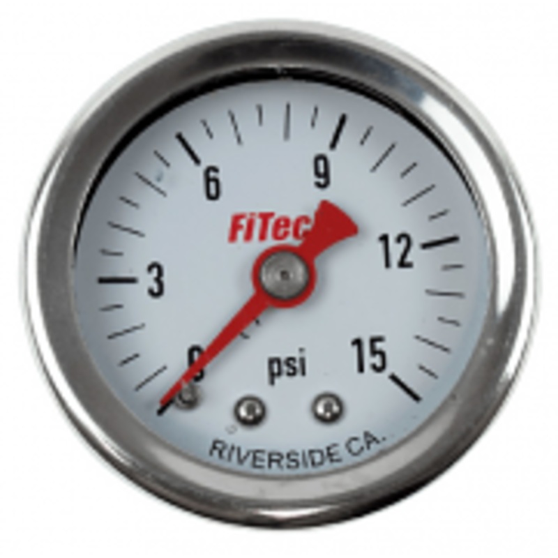 FiTech Fuel Pressure Gauge, Oil Filled Please Specify