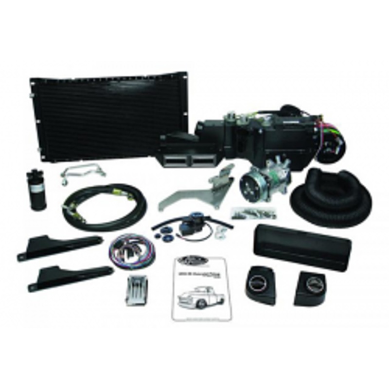 1955-57 Chevy Truck SureFit Complete A/C and Heat Kit with Deluxe Controls