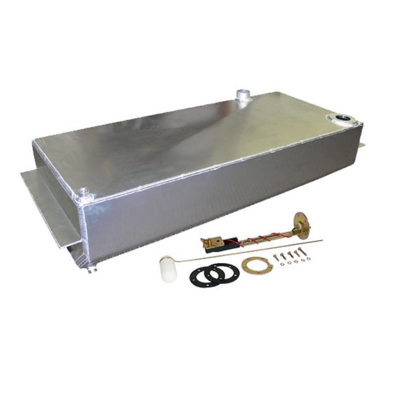 1960-62 Chevy, GMC Truck Aluminum Fuel Gas Tank Combo Kit, 19 Gallons with Chrome Gas Cap
