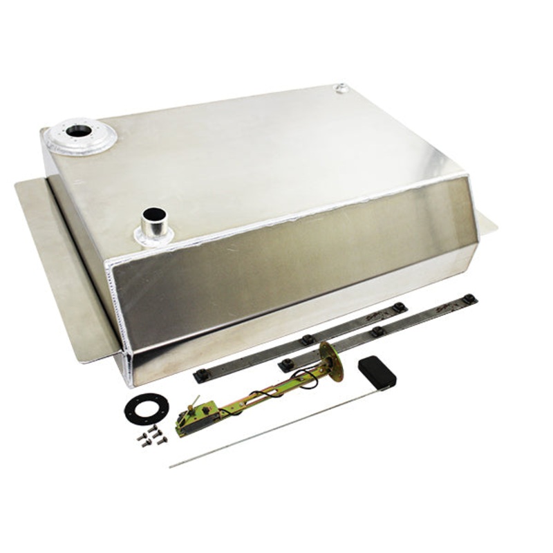 1963-66 Chevy, GMC Truck Aluminum Fuel Tank Combo Kit, 19 Gallon with Chrome Gas Cap