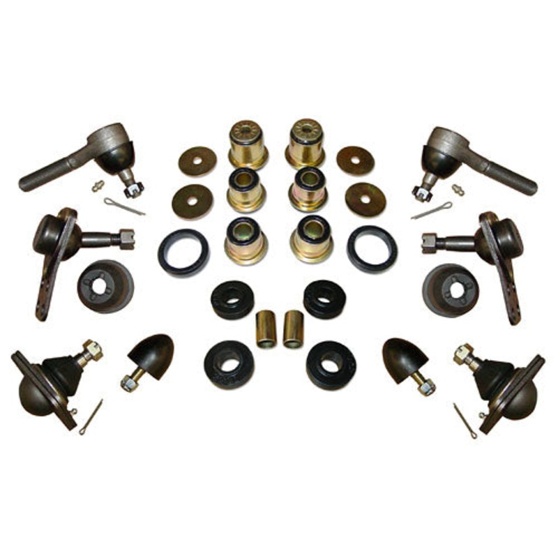 1975-79 Chevy Nova Front Suspension Rebuild Kit, Poly Urethane Bushings