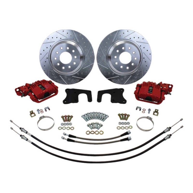 1958-70 Chevy Impala Disc Brake Conversion Kit, Rear, 13″ Rotors, OE Rearend Please Specify Please Specify 1958-70 Standard Model Rear End