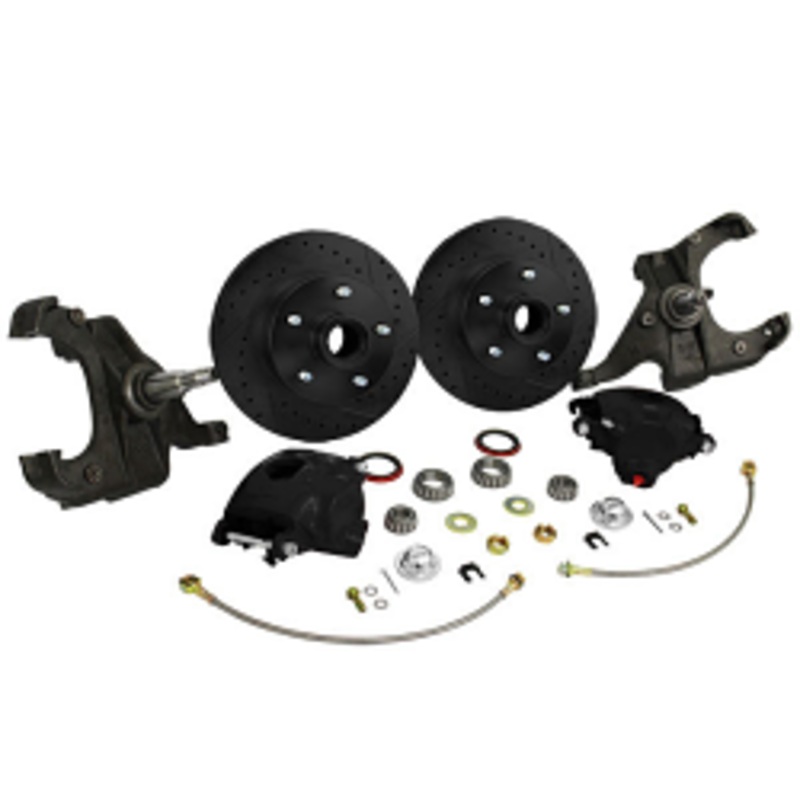 1960-62 Chevy C10, GMC C15 Truck “BLACKOUT” Disc Brake Conversion, 5 Lug 2.5″ drop