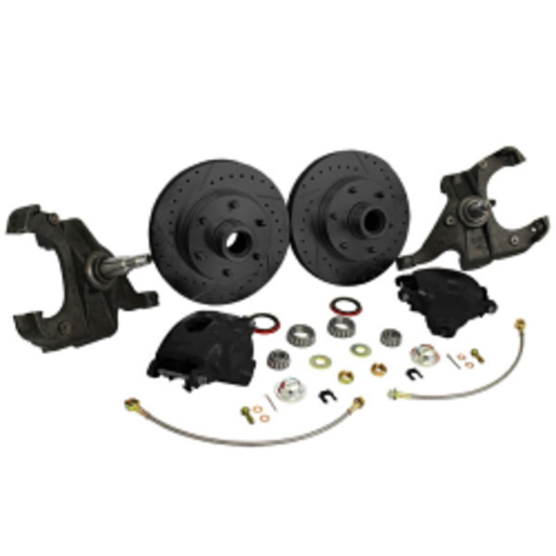 1960-62 Chevy C10, GMC C15 Truck “BLACKOUT” Disc Brake Conversion, 6 Lug 2.5″ drop