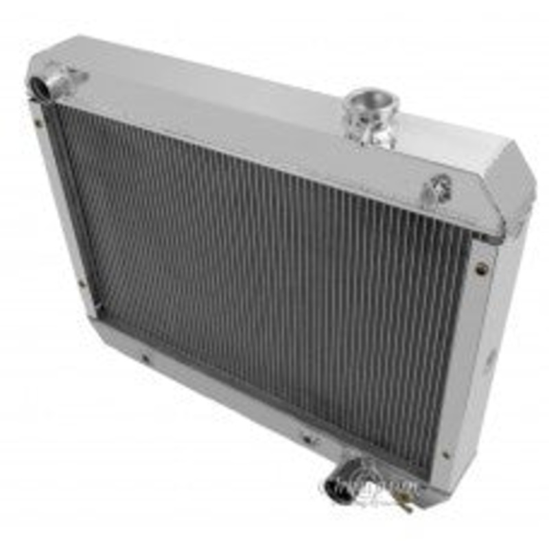 1962-65 Chevy Nova Aluminum Radiator, Factory V8 2 Row