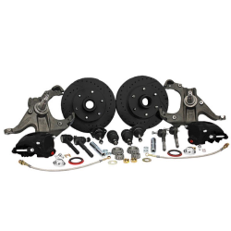 1963-70 Chevy C10, GMC C15 Truck “BLACKOUT” Disc Brake Conversion, Deluxe 6 Lug 2.5″ drop