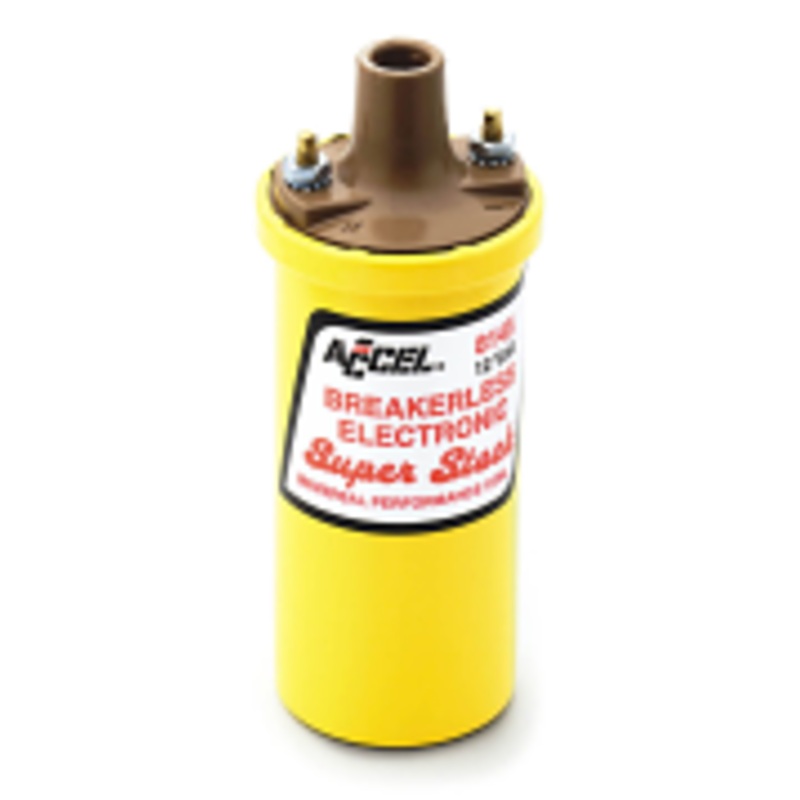 Accel 8145ACC Super Stock Breakerless Electronic Ignition Coil, Yellow