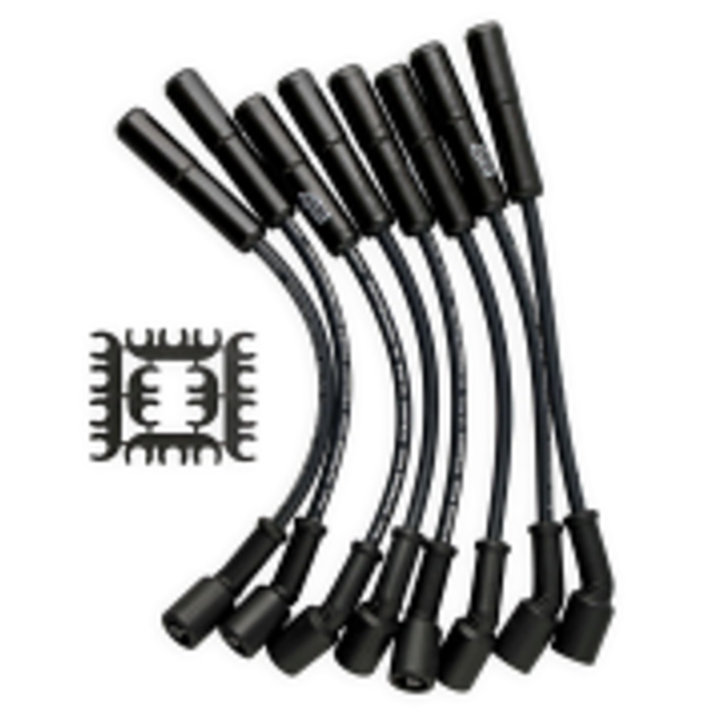 Accel Spark Plug Wire Set – Extreme 9000 180 Degree Ceramic Boot, LS / LT Black