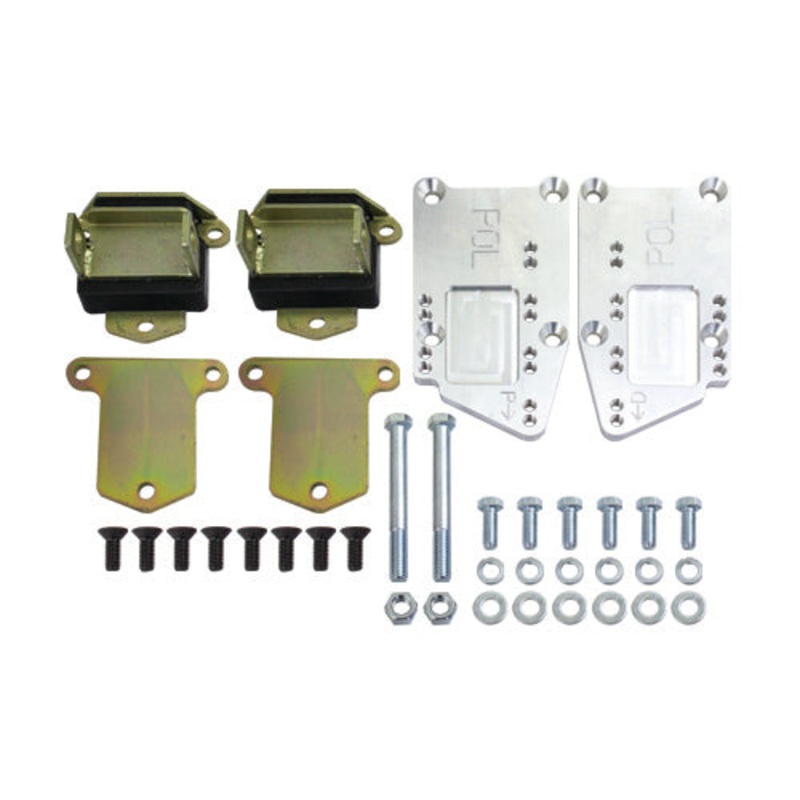Chevy LT Engine Adapter Kit, Adjustable with Poly Urethane Mounts