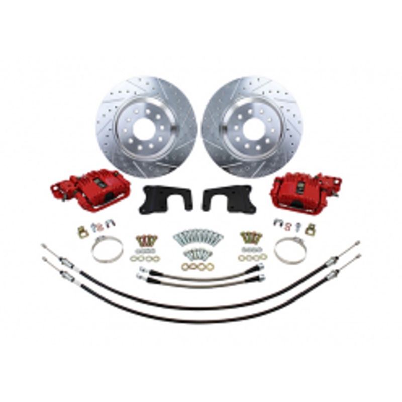 POL – Disc Brake Conversion, Ford 9″ Rear End, 13″ Rotors Red    (PC-R3) ($100.00)