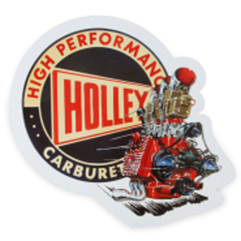 Retro Holley Flathead Metal Sign