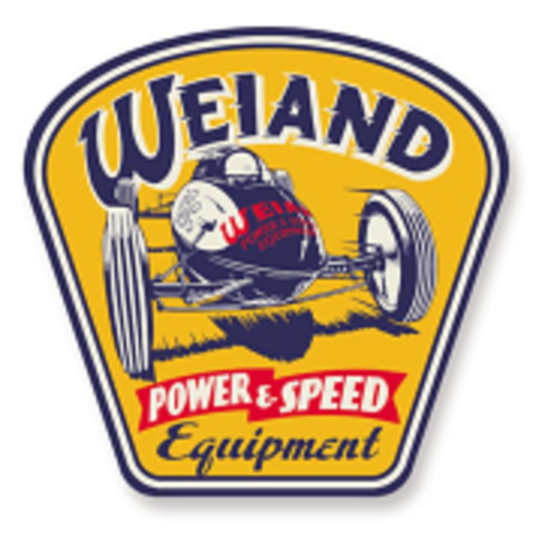 Weiand Power & Speed Metal Sign