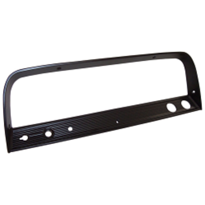 1964-66 Chevy Truck Instrument Cluster Bezel, Black