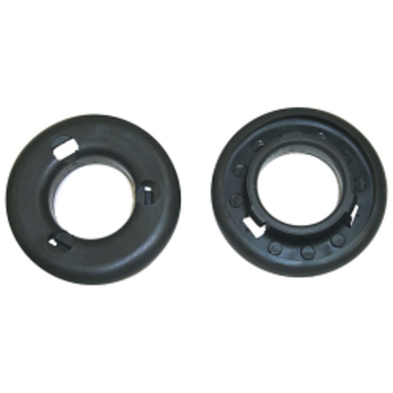 1967-72 Chevy / GMC Truck Interior Door Handle & Window Crank Escutcheon, Thick OE Plastic Style Parchment