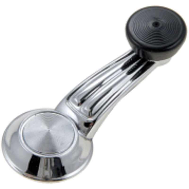 1967-76 Chevy / GMC Truck Interior Window Crank, Chrome Clear
