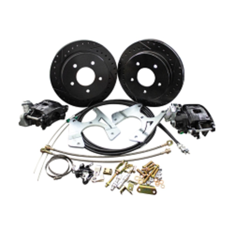 1988-98 Chevy 1500 Black Out Rear Disc Brake Conversion Kit, 5-lug