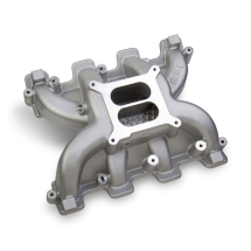 Holley Dual Plane Intake – GM LS1/LS2/LS6 Natural Cast