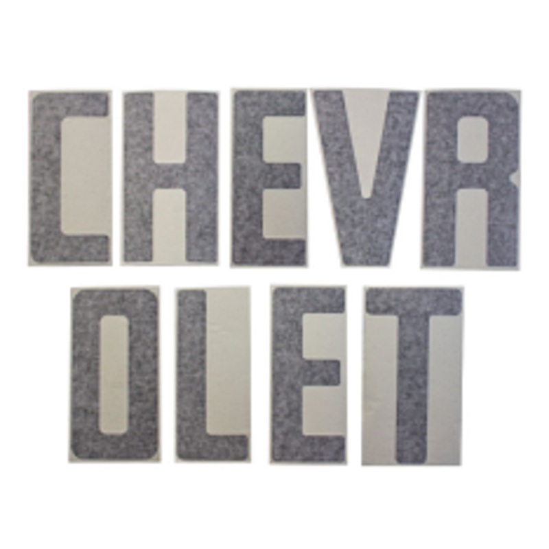 Tailgate Decals, 1960-66 Chevy C10 Fleetside Chrome