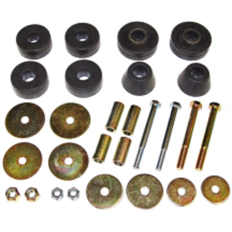 1960-66 Chevy & GMC C10 Truck Cab Mount Bushing Kit, Rubber