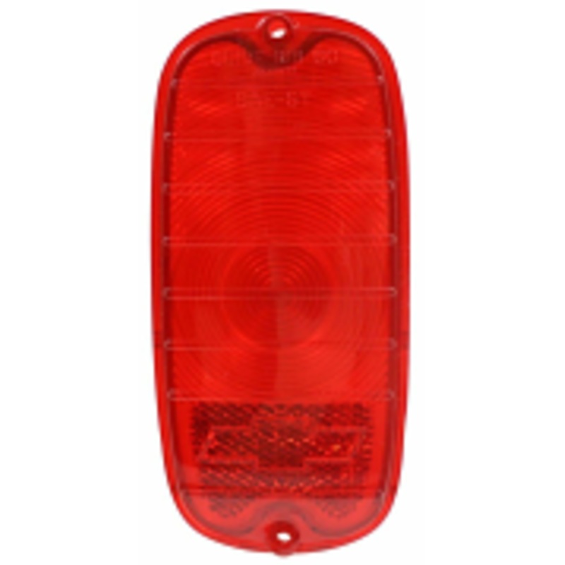 1960-66 Chevy Truck Tail Light Lens, Fleetside, W/ Bowtie