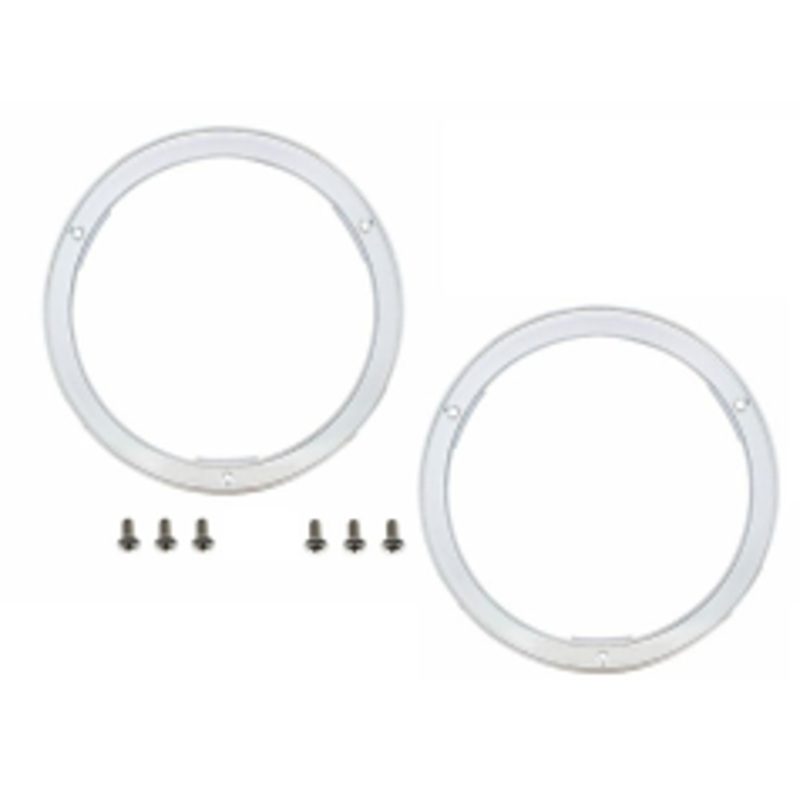 1963 Chevy Truck Headlight Bezel Set, Chrome