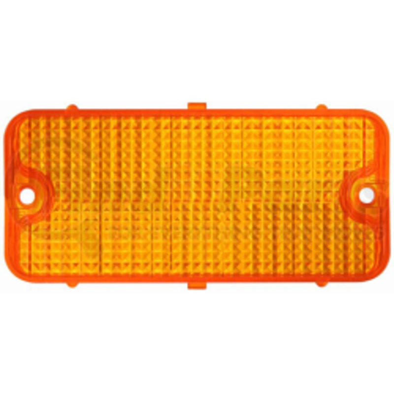 1967-68 Chevy Parking Light Lens, Amber Passenger Side