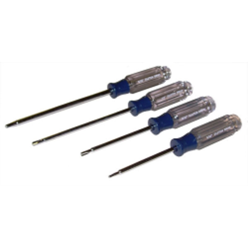 Clutch Head Screw Driver Set, 4 Pcs