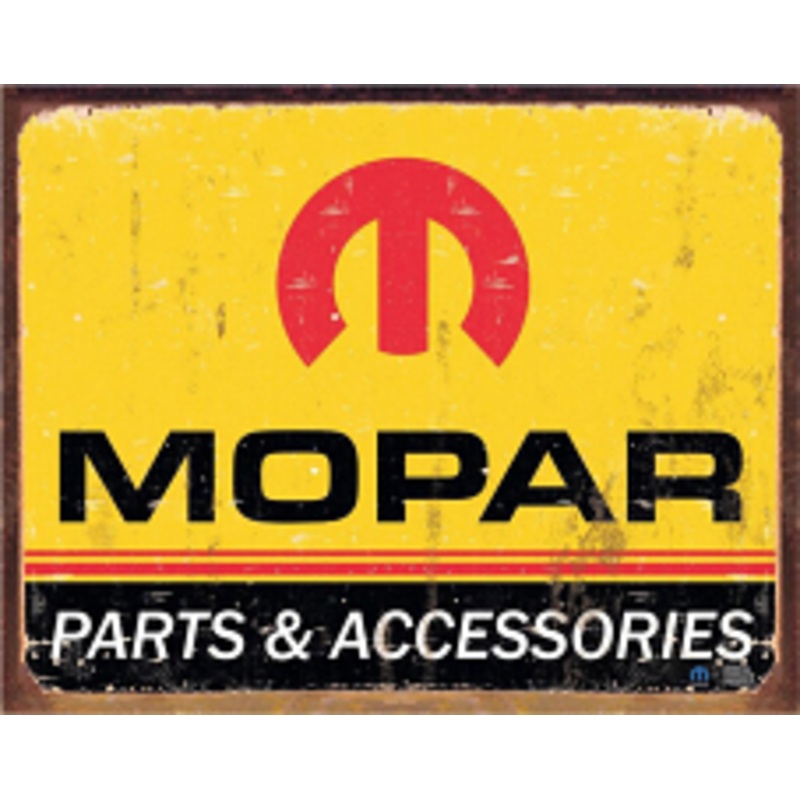 Mopar Parts and Accessories Metal Sign