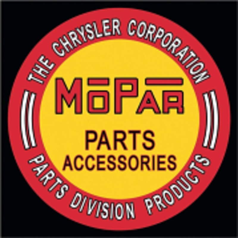Mopar Parts and Accessories Round Metal Sign