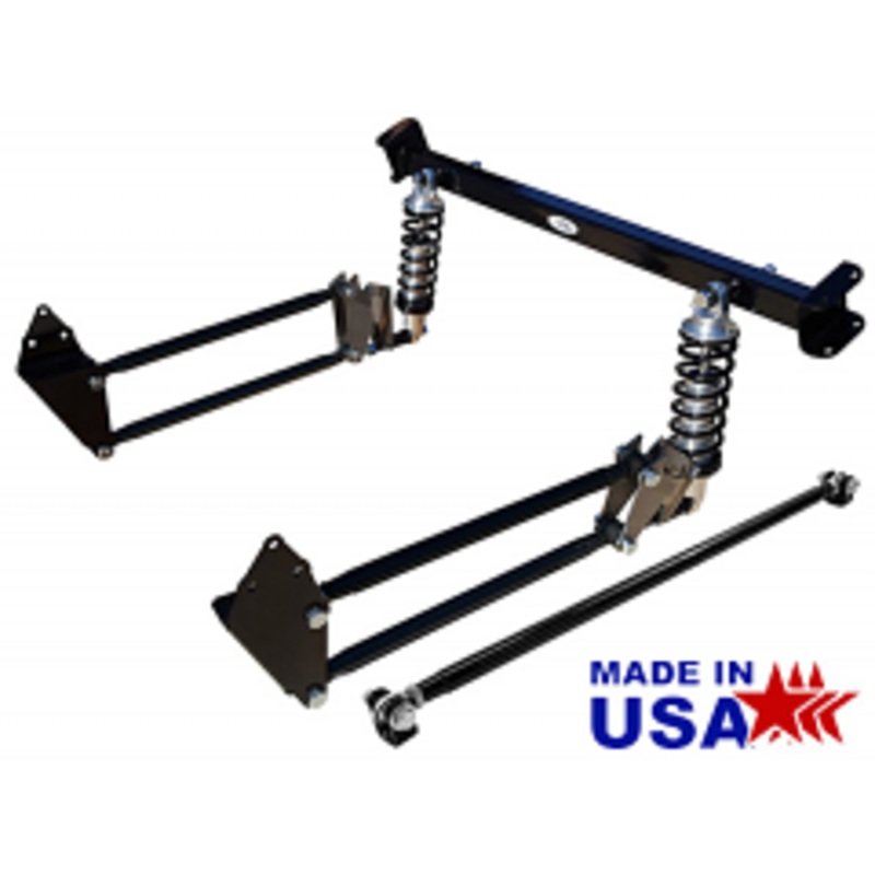 1947-53 Chevy, GMC Truck 4-Link Suspension Kit, Complete Black Out Standard
