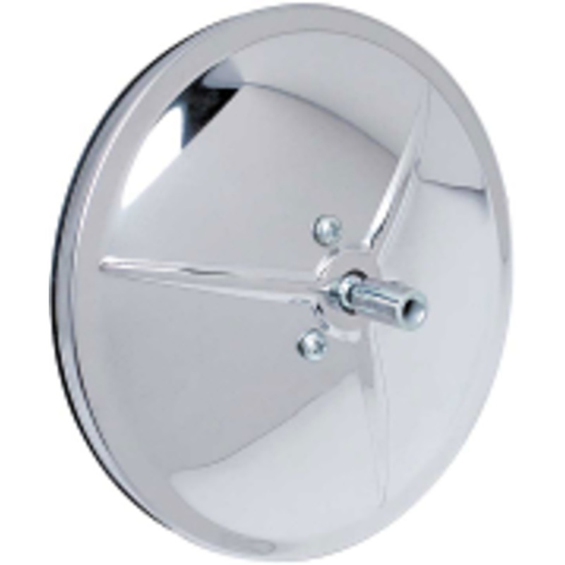 1947-72 Chevrolet / GMC Truck Exterior Mirror Head 5 5/8″ Round, Smooth Polished Stainless Steel.