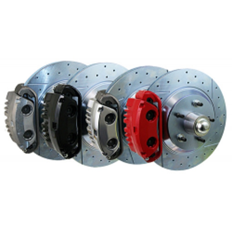 1955-57 Chevy Belair 13″ Disc Brake Conversion, Dual Piston Calipers, Drop Spindles Please Specify